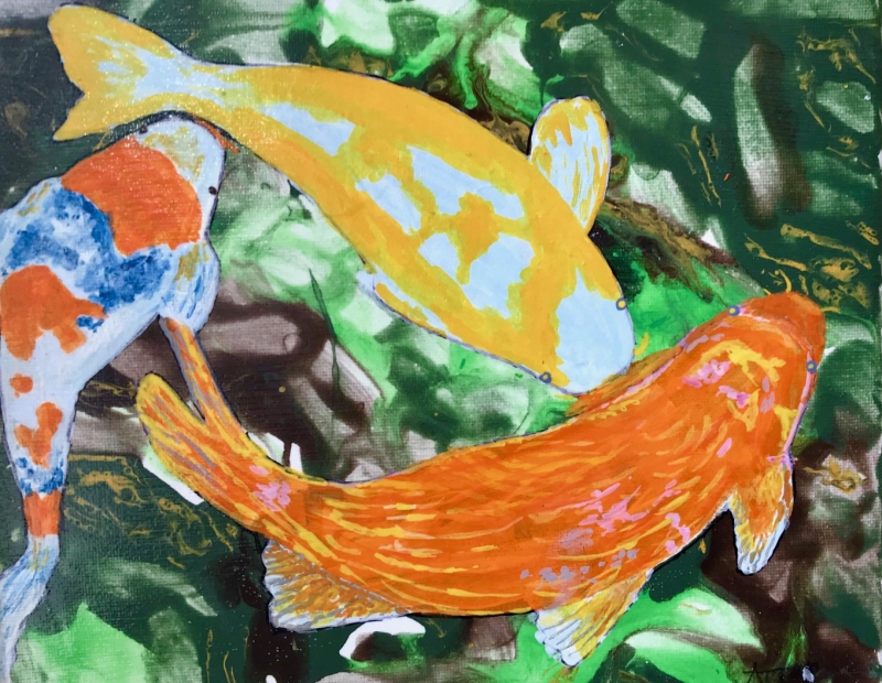 Being koi III by artist Alison Centerwall